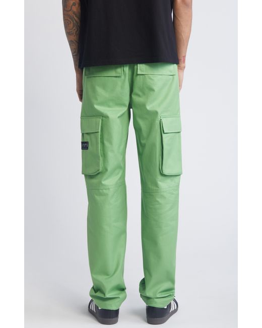 BBCICECREAM Green Terra Cotton Cargo Drawstring Pants for men