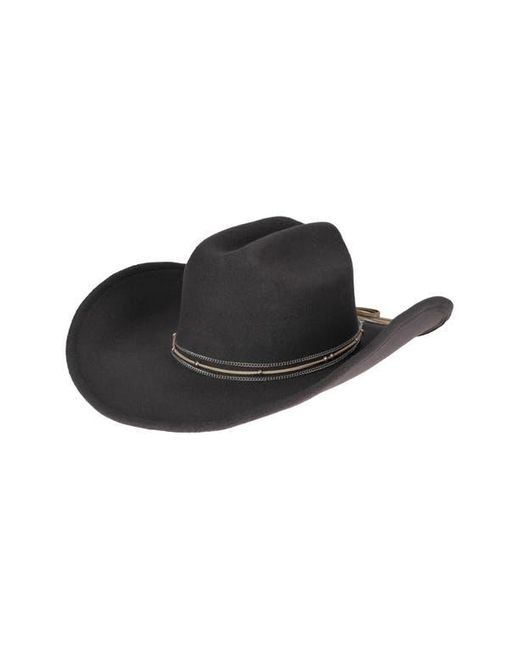 San Diego Hat Black Felt Cowboy Hat