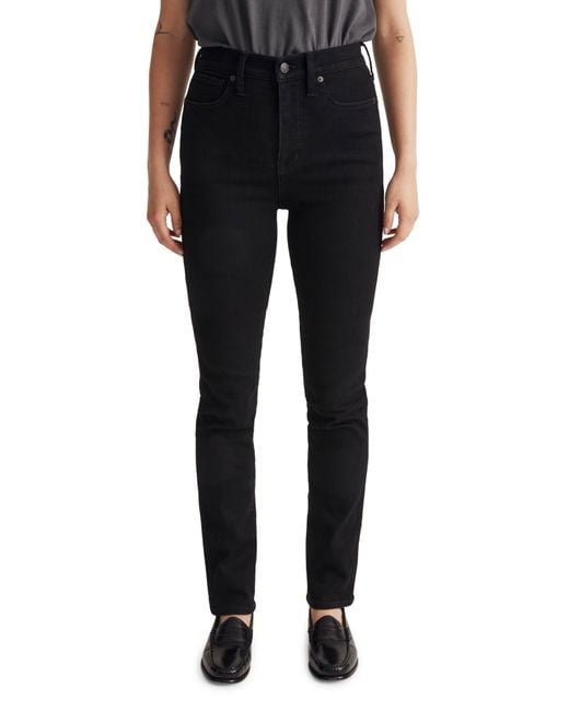 Madewell Black Stovepipe Jeans