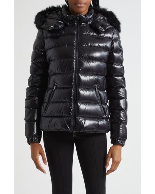 Moncler Black Badyf Hooded Down Jacket