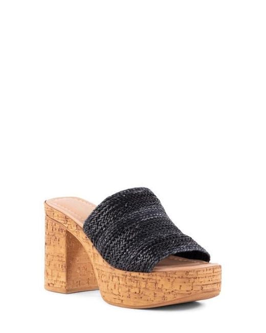 Seychelles Blue Applause Platform Sandal