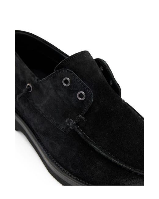 John Varvatos Black Varick Deck Shoe for men