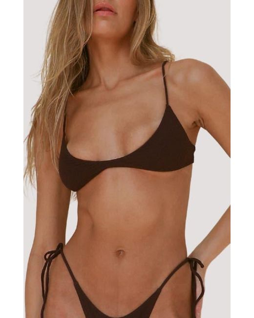 Stone Fox Brown Ines Bikini Top
