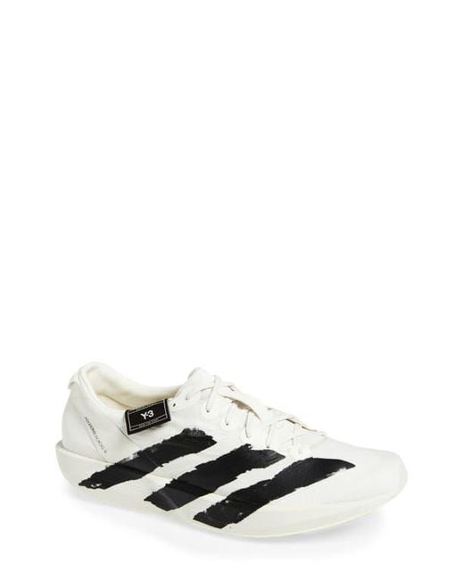 Y-3 White Gender Inclusive Adios 9 Running Sneaker