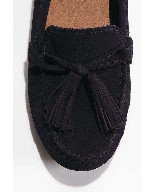 H&M Black Split Suede Loafers