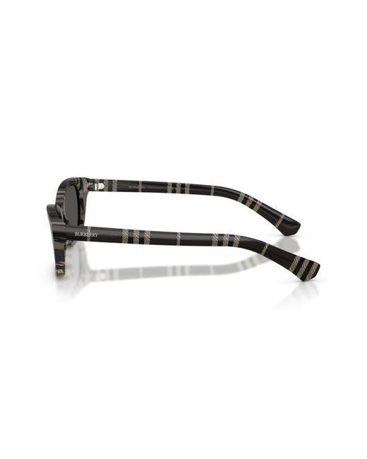 Burberry Gray 52Mm Rectangular Sunglasses