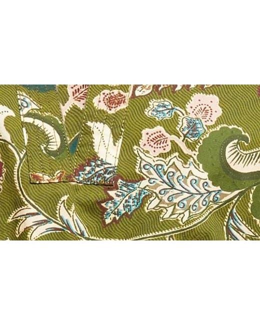 Ulla Johnson Green Izel Floral Print Minidress