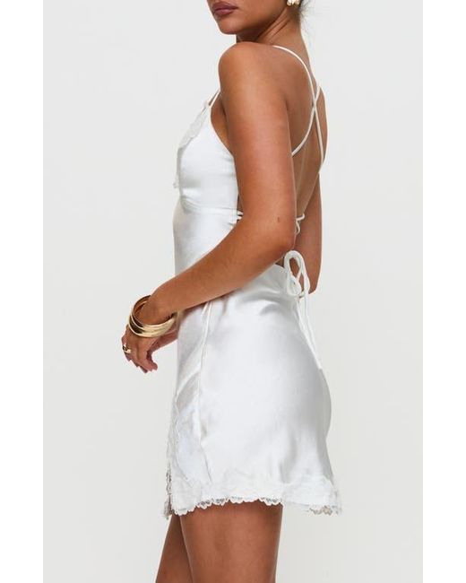 strapless open back dress Sizzling Tie Detail Satin Top | Black | Womens main image 0