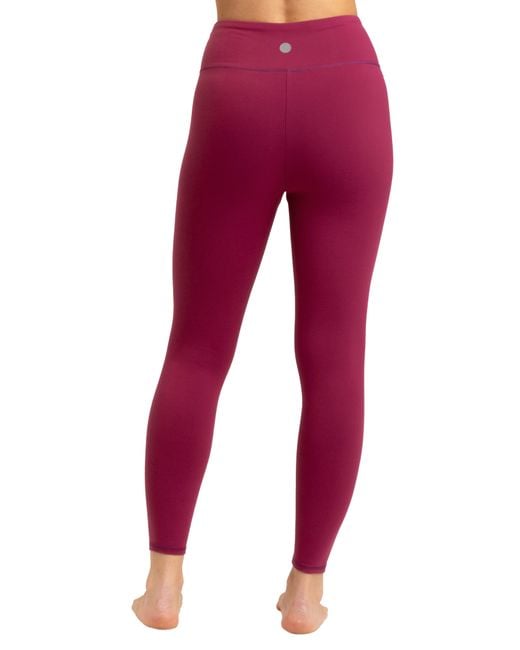 Threads For Thought Red Claire High Waist 7/8 leggings