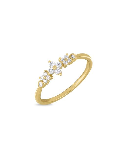 Bony Levy Metallic Monaco 18K Diamond Stackable Ring