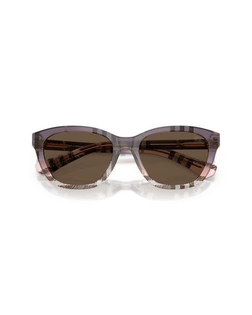 Burberry Brown 54Mm Rectangular Sunglasses