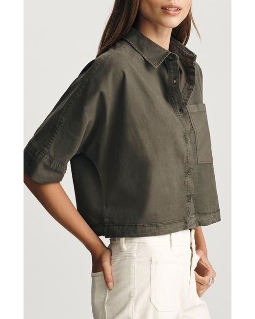 Mavi Multicolor Kambaba Crop Button-Up Shirt