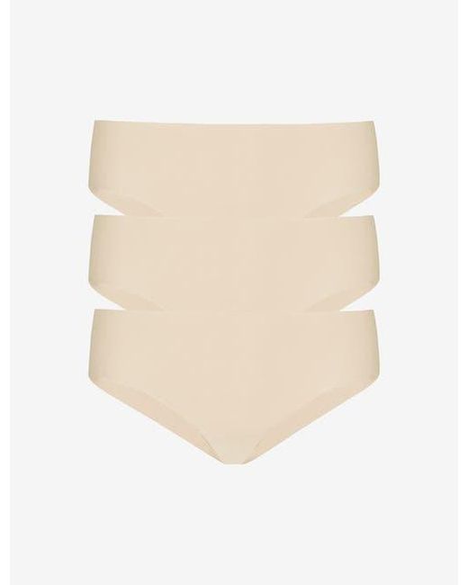 Commando White Cotton Bikini 3-Pack