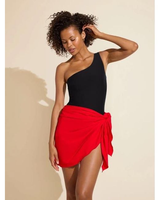 Stylest Red Dreamsculpt Swim Sarong