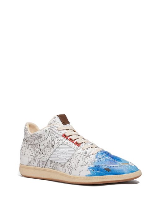 COACH Leather X Jean-michel Basquiat Citysole Mid Top Sneaker in White for Men - Lyst