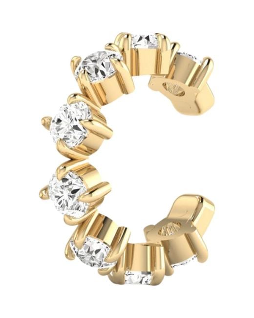 Everlee Metallic Starlight Lab Diamond Ear Cuff