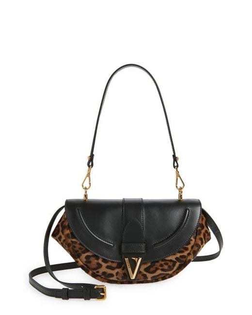Versace Black Medium Virtus Shoulder Bag