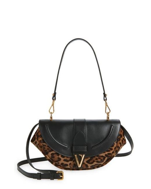 Versace Black Medium Virtus Shoulder Bag