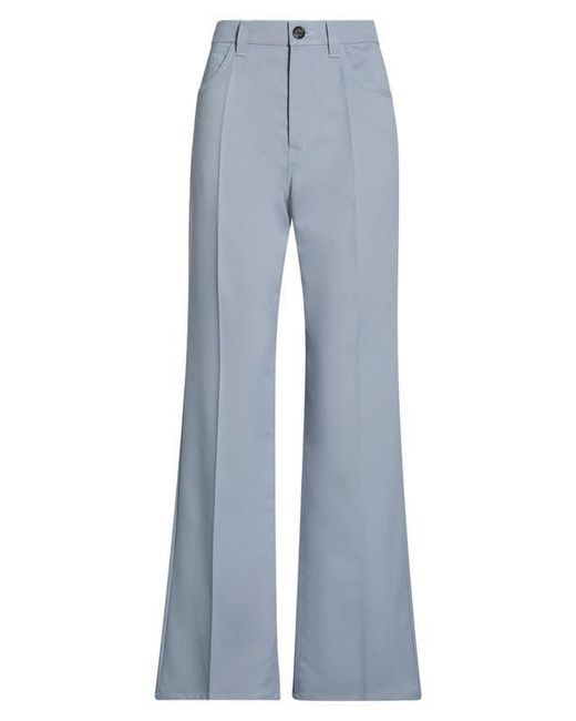 Marni Blue Subtle Flare Pants