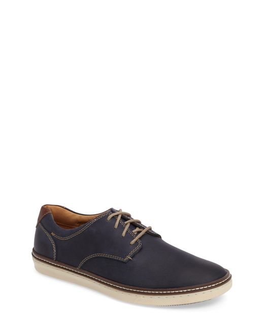 Johnston & Murphy Mcguffey Plain Toe Sneaker in Blue for Men | Lyst