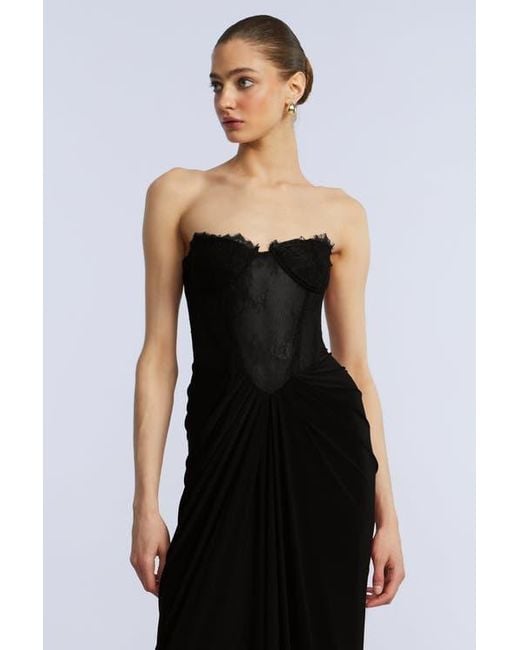 bcbgmaxazria black dress BCBGMAXAZRIA Rasha Black Halter Dress
