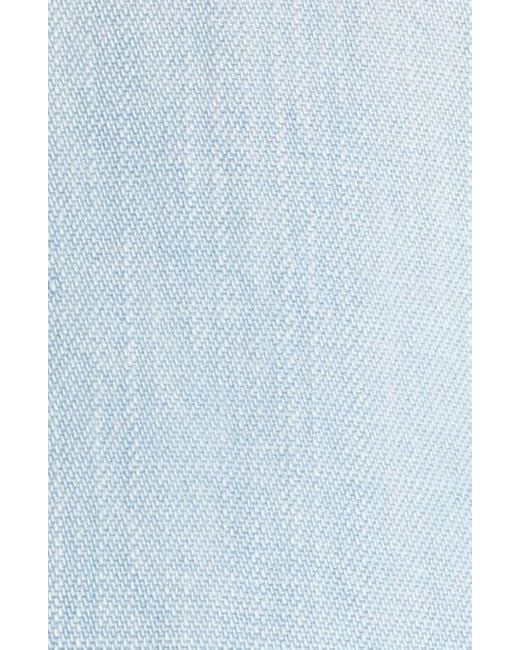 Cloth & Stone Blue Trim Chambray Shirt