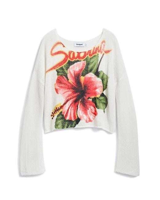 Desigual Blue Fine Knit Sweater