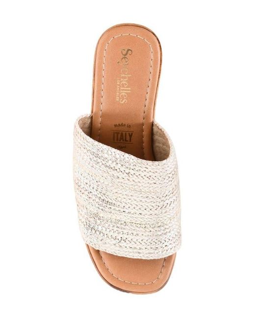 Seychelles White Applause Platform Sandal