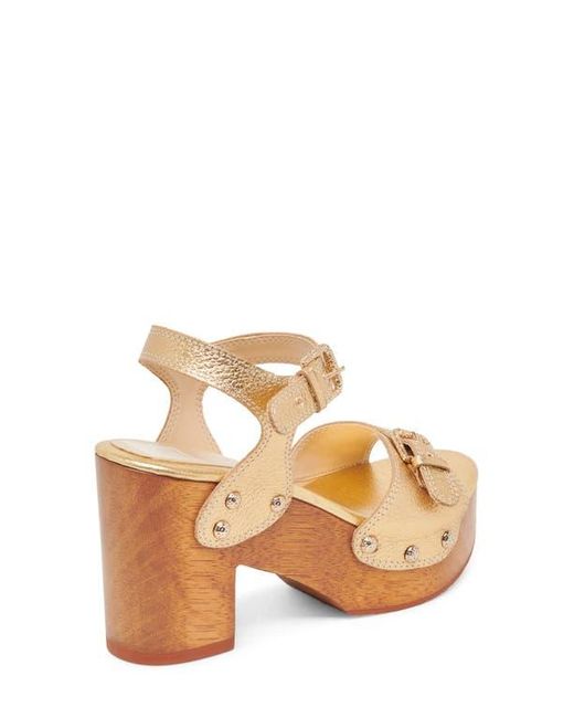Dolce Vita Metallic Yandy Ankle Strap Platform Sandal
