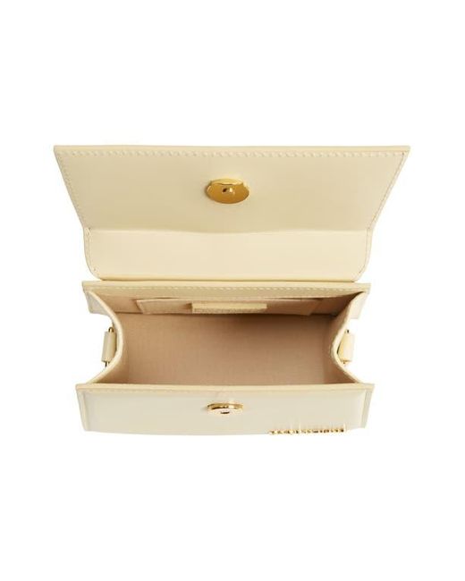 Jacquemus Natural Le Chiquito Moyen Leather Top Handle Bag