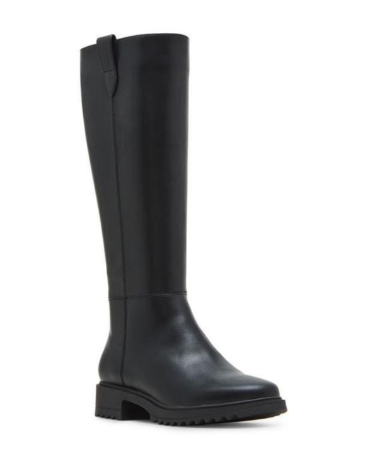 Blondo Black Waterproof Leather Knee High Platform Boots
