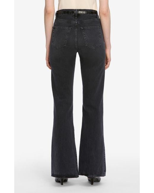 FRAME Blue The Lax High Waist Flare Jeans