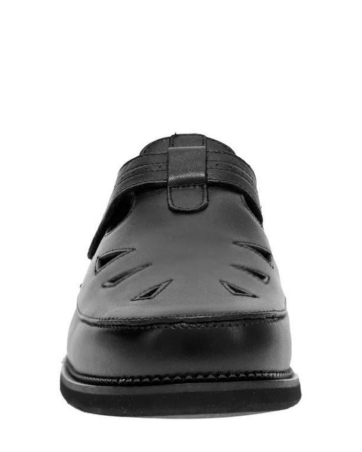 Propet Black Helen T-Strap Flat