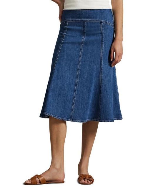 スカート RALPH LAUREN COLLECTION A LINE SKIRT セール】 デニム Aライン ミディ スカート （ミニ・ひざ丈