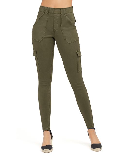 spanx stretch twill ankle cargo pant