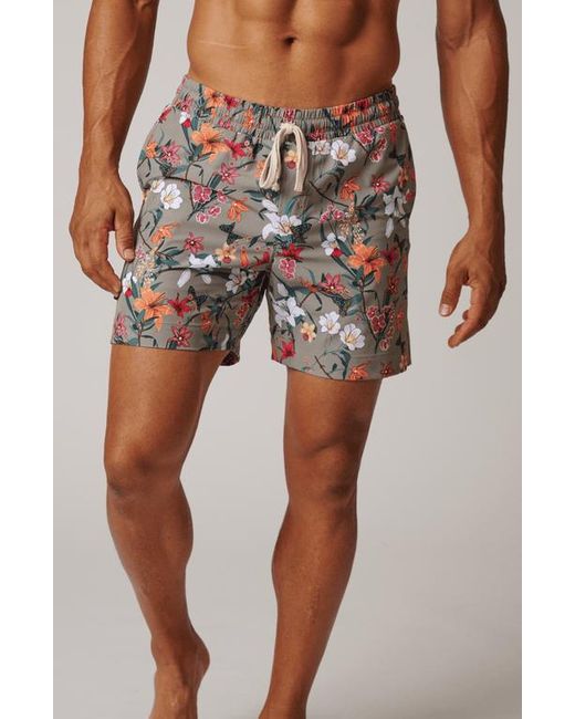 LEISURE LAB Brown Meadowsswimtrunk for men