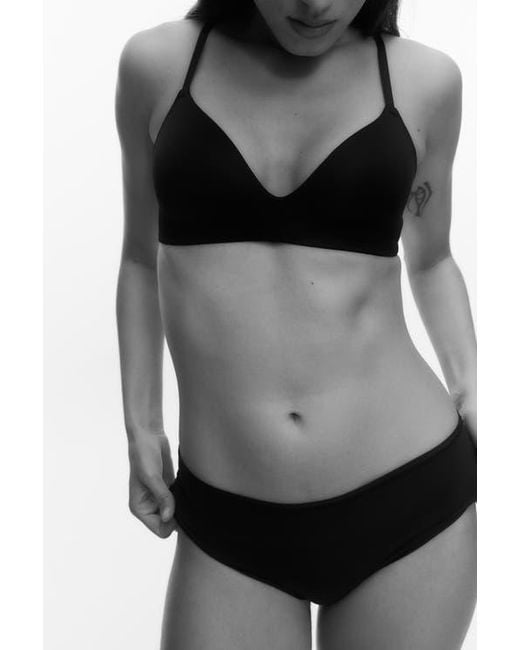 H&M Black 2-Pack Microfibre Non-Wired Bras
