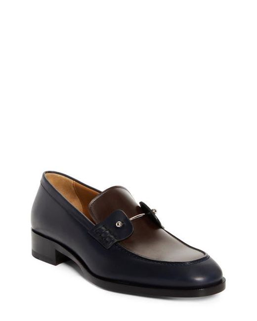 Christian Louboutin Black Chambelimoc Flat Loafer for men