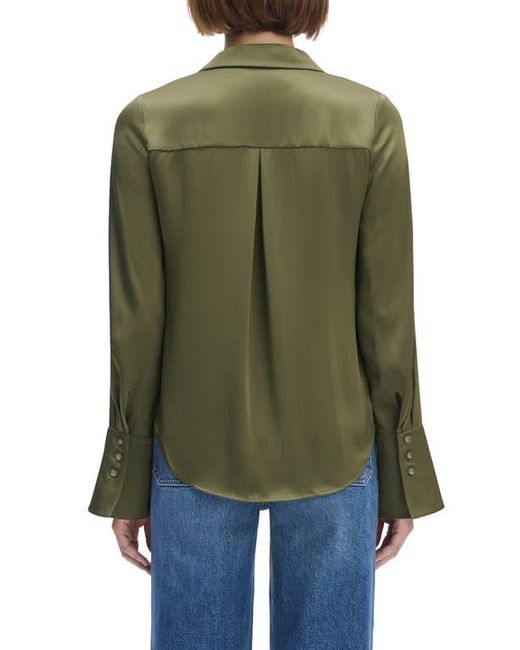 FAVORITE DAUGHTER Green The Lily Button-Up Shirt