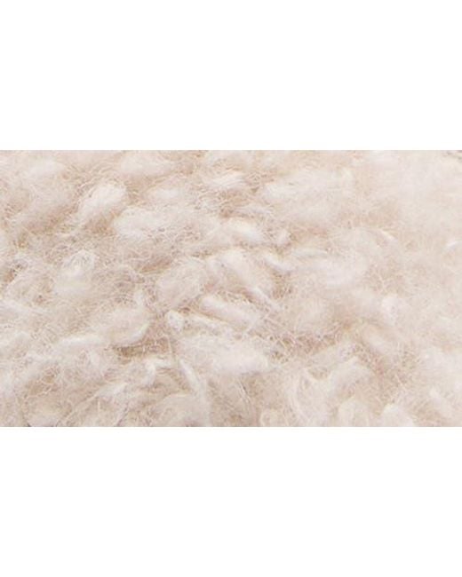 Mango Natural Faux Shearling Slipper