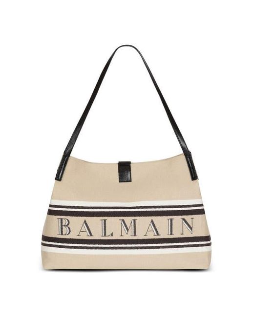 Balmain Metallic Medium Release Shopper Bag