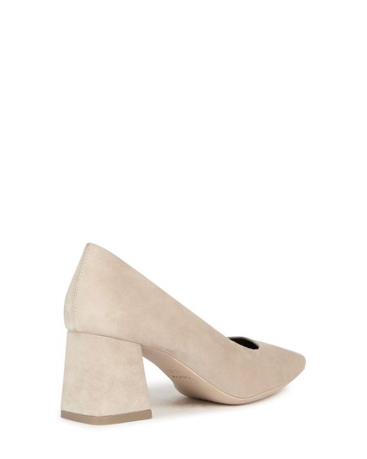 Geox Giselda Block Heel Pump in Natural Lyst