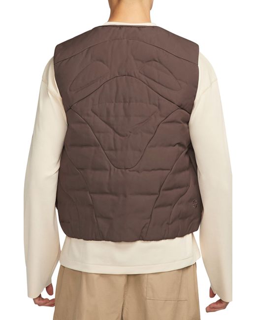 Nike Gray Sportswear Tech Pack Therma-fit Adv Water Repellent Insulated Vest for men
