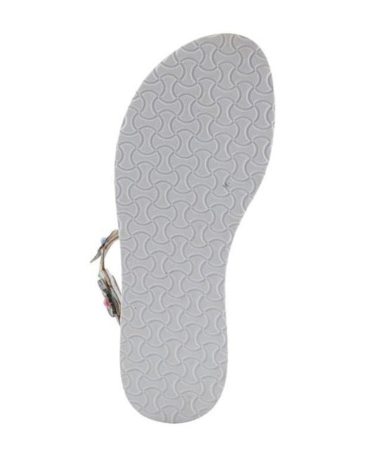 Spring Step Blue Cruzer Ankle Strap Sandal