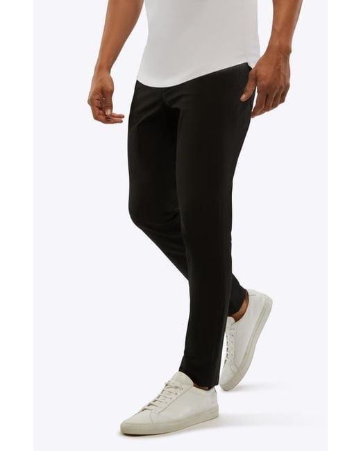 Cuts Black Ao Five-Pocket Stretch Pants for men