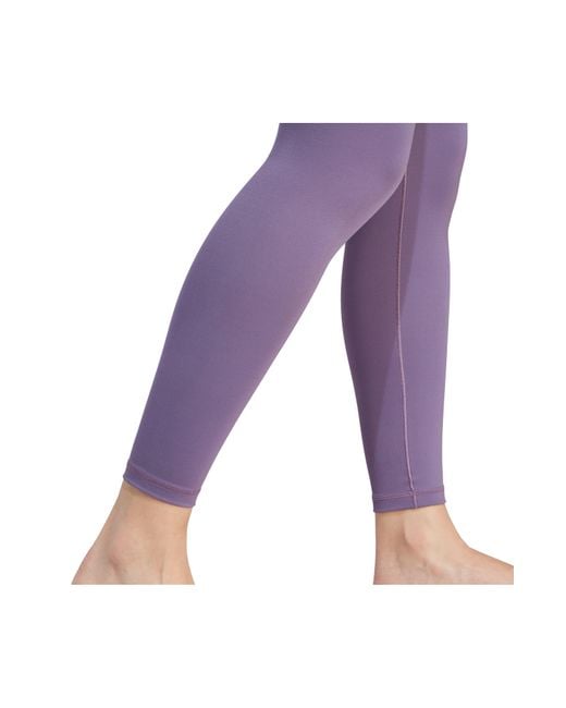adidas Yoga Studio Luxe 7/8 leggings in Purple