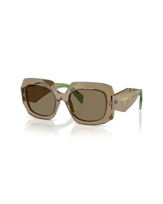 Prada Multicolor 55Mm Square Sunglasses