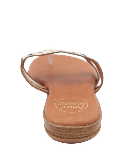 Andre Assous Pink Nature Sandal