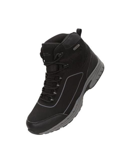 Mountain Warehouse Black Ramble Softshell Walking Boots for men