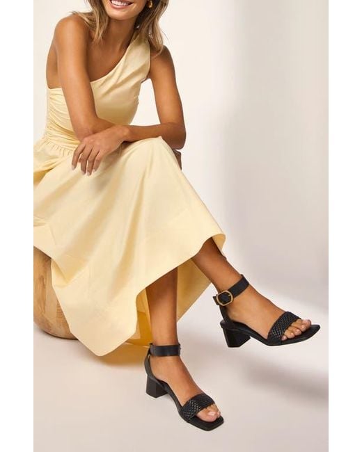 Frankie White Eadie Ankle Strap Sandal